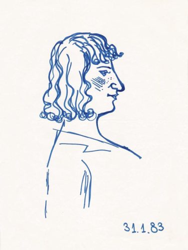1983 Юлия Цилевич, автопортрет