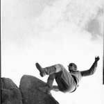 Фред Кеврель в полете... 